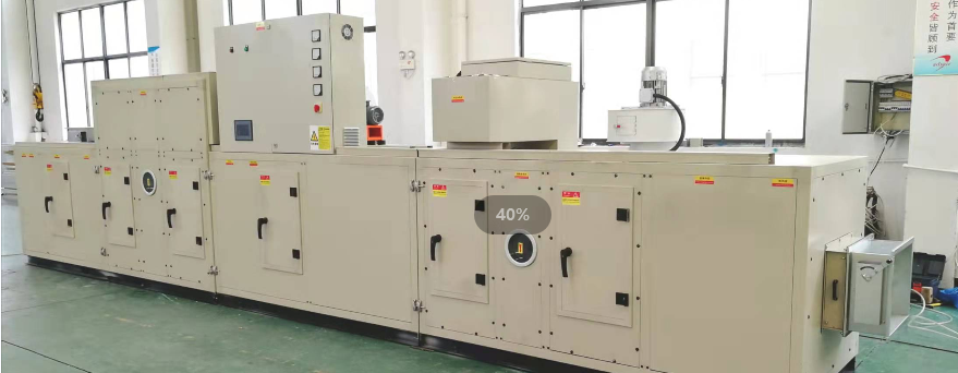 除濕機(jī)組及潔凈房現(xiàn)場施工圖