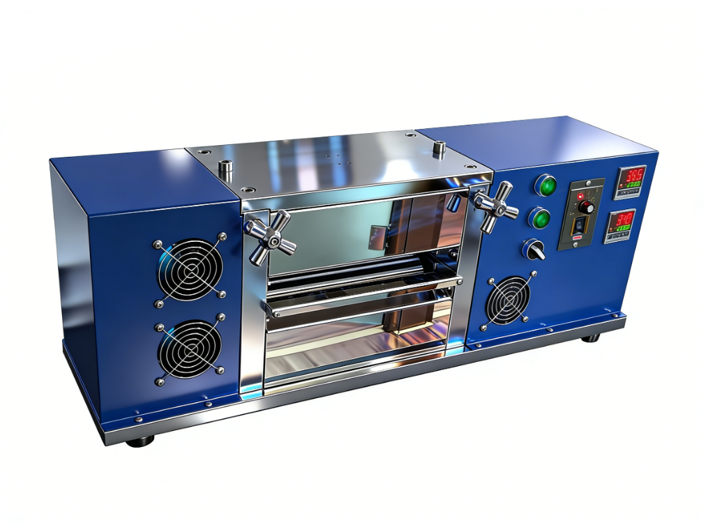 加熱電動立式對輥機250寬度