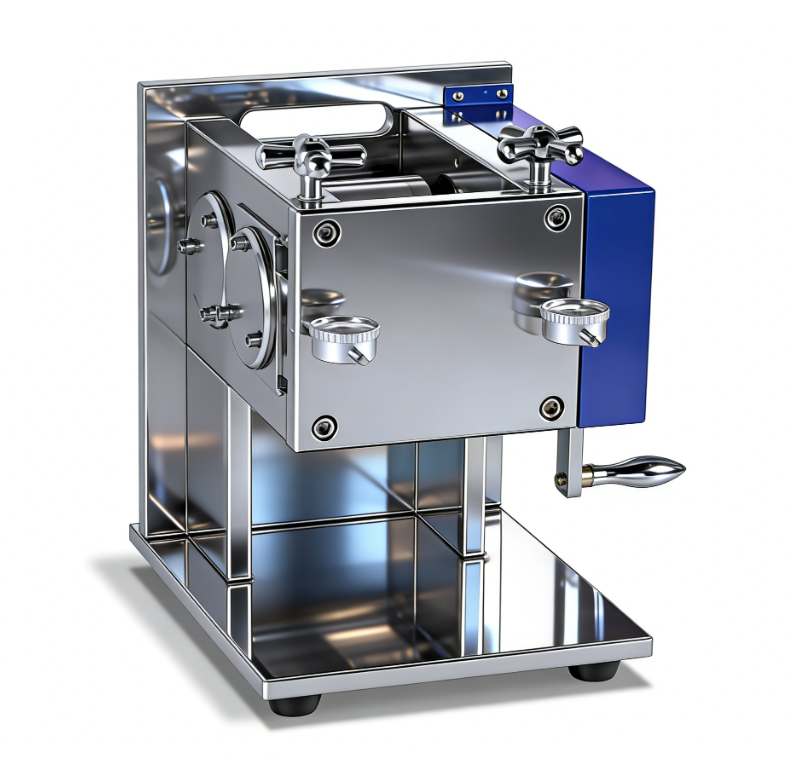 手動臥式對輥機100mm