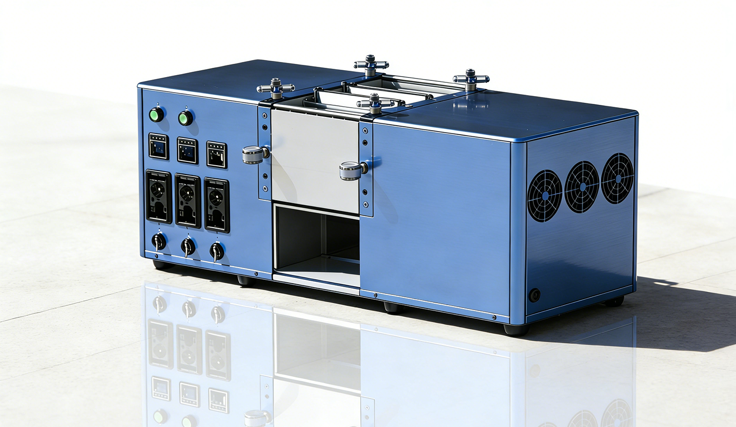 內(nèi)加熱電動(dòng)臥式三輥對(duì)輥機(jī) GRS-JS200W-3G